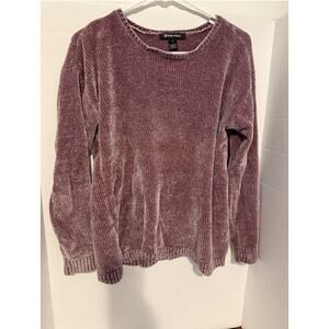 BY Design Womens Dusty Rose Sweater Long Sleeves Size Medium